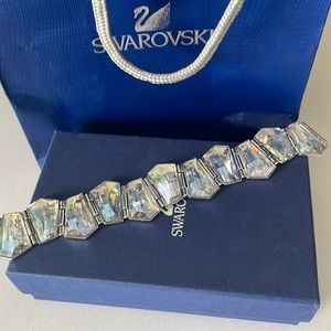Oversized Large Crystal Bracelet Swarovski Bracelet.